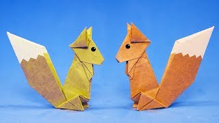 #Origami #Squirrel - How to Make Squirrel Step by Step