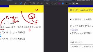 経済数学2020 第１講　Part 02 極大・極小と停留点