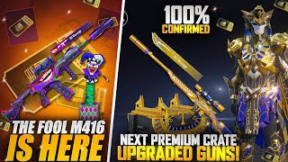 OMG 😱 | Premium Crate Upgraded Gun 100% Confirmed | Pharaoh X Suit Back | The Fool M416 Hit Effect