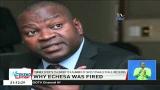 Reasons that might have led to ex-CS Rashid Echesa's firing