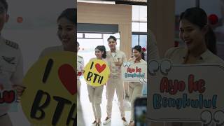 Two most viral flight attendants on TikTok ‼️ Tia Athaya \u0026 Lutfi Super Air Jet 💯