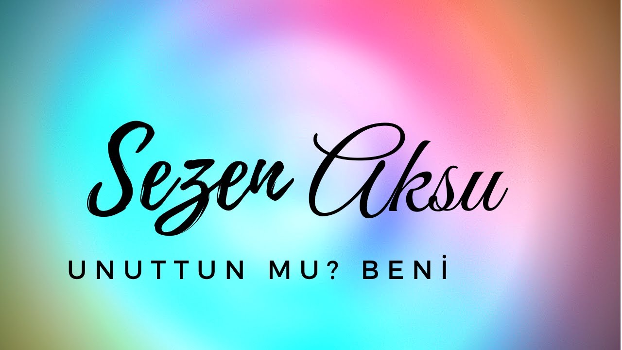 Sezen Aksu – Unuttun Mu Beni ? ( KARAOKE ) - YouTube