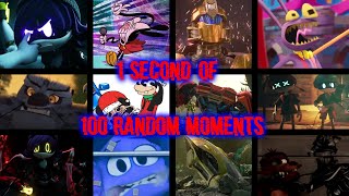 [Multifandom] 1 Second from 100 Random Moments