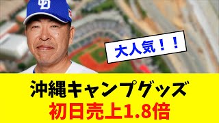 【爆売】中日ドラゴンズ沖縄キャンプグッズがバカ売れ！売上1.8倍の秘密とは？※中日ドラゴンズ専門スレ反応集