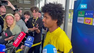 BVB-Offensivspieler Adeyemi über das Finale: "Wir werden alles für Marco Reus geben"
