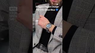 🎥 Pagani Design PD-1715 Silver-Blue 💙✨ Стильний годинник. #awarder #watch #rolex #fashion