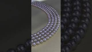 Freshwater Akoya pearl necklace,6-7mm round, professional edison pearls wholesale from BAOYUE pearl.