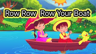 Row, Row, Row Your Boat | Nursery Rhymes & Kids Songs