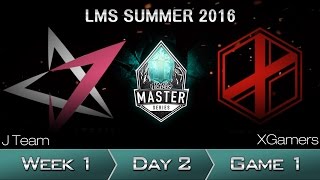 《LOL》2016 LMS 夏季賽 粵語 W1D2 JT vs XG Game 1