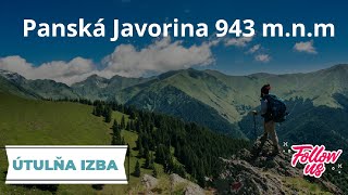 Túra na Pansku Javorinu s prespatím na 🛖 Útulni Izba