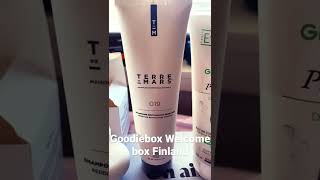 Goodiebox the Welcome Box Finland #goodiebox # Finland #unboxing #suomi