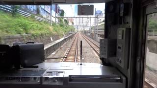 TWR 70-000形快速川越行き JR埼京線大崎駅～恵比寿駅間前面展望/2013.06.02