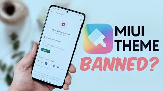 Is MIUI Theme Store App BANNED ? How to Enable MIUI Theme App