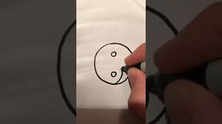 How to draw the Yin Yang with a Marker!