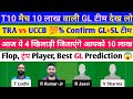 🔴Live,TRA vs UCCB Dream11 Prediction,TRA vs UCCB Dream11 Team,TRA vs UCCB Dream11 Prediction Today