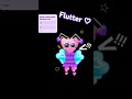 I made flutter with emojis and text! 💜🦋|| tags: #dandysworld #flutter #emoji #text