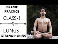 PRANIC PRACTICE | CLASS- 1 |LUNGS STRENGTHENING PRACTICE | | YOGA FOR STRONG LUNGS | @PrashantjYoga