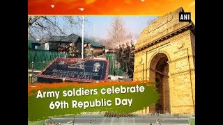 Army soldiers celebrate 69th Republic Day - Jammu and Kashmir News