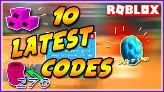 All New 4 Mythical Codes Mining Simulator Quests Update Rebirth Tokens More Roblox