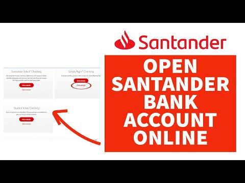 How To Open Santander Bank Account Online | Santander Bank Online Sign ...