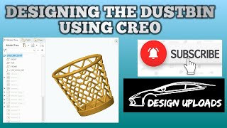 HOW TO CREATE THE DUSTBIN USING CREO IN TAMIL