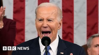 Joe Biden urges Congress to finish economic fightback in State of the Union address – BBC News