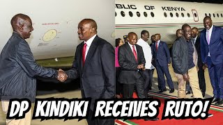 RUTO JETS BACK FROM GHANA! See how he was received by DP Kindiki at JKIA!!