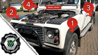 Brake bleeding your Defender part 2  - The Fine Art of Land Rover Maintenance