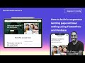 How to build a responsive landing page without coding using FlutterFlow and Firebase