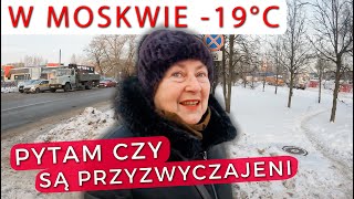 Śnieg i mróz w MOSKWIE. Jak to odczuwają? Ciekawy ostatni monolog...