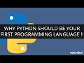 Why learn Python Programming | Python Tutorial for Beginners | Edureka