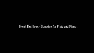 Henri Dutilleux Sonatine for flute and piano - Yeaji HAN 한예지