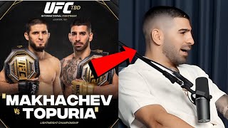 Ilia Topuria HINTS FIGHTING Islam Makhachev