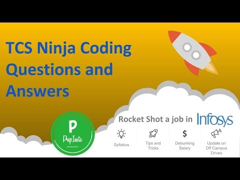 TCS Ninja Coding Questions And Answers - YouTube