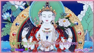 🍀#om jigten gonpo#🌺 ཨོཾ་འཇིག་རྟེན་མགོན་པོ་#🌿🌺