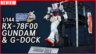 NON GRADE 1/144 RX-78F00 Gundam \u0026 G-DOCK [REVIEW]