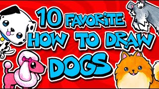 How To Draw Dogs (Our Top 10 Favorite Dog Lessons)