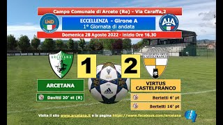 Arcetana - Virtus Castelfranco 1-2