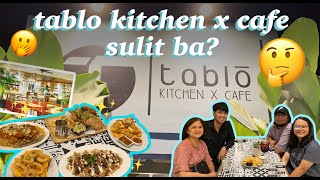 Dinner at Tablo Kitchen x Cafe VLOG | heybadj