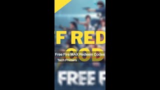 Garena Free Fire MAX Redeem Codes #freefiremax #freefireshorts #ytshorts