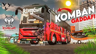 NEW KOMBAN GADDAFI BUS MOD RELEASED || KOMBAN GADDAFI 🐘 || BUS SIMULATOR INDONESIA || #bussidmods