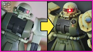 [HG] Zaku II ▶ [RG] Making Ver.BP (Making Zaku 2 cool) Weathering