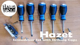 Hazet 810U-1/5 Screwdriver Set with Striking Caps