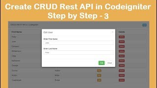 Create CRUD Rest API in Codeigniter Step by Step - 3