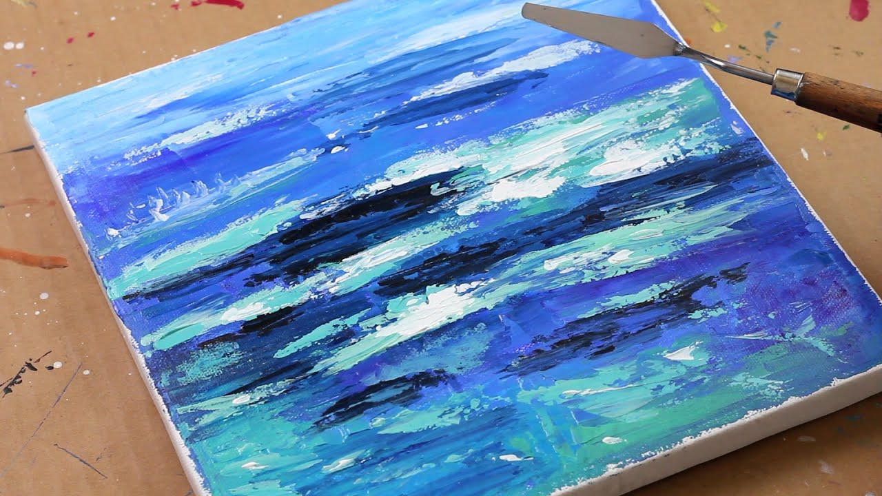 Abstract Painting Tutorial For Beginners Step By Step Rhoda Cronin