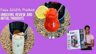 Ninja SLUSHi Frozen Drink Maker Machine Unboxing, Review, and Initial Thoughts