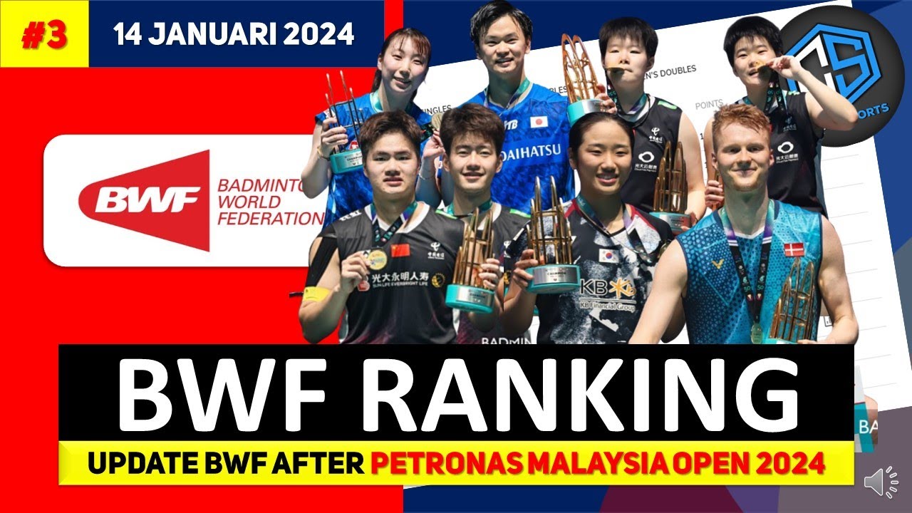 Ranking BWF Terbaru 2024 After Petronas Malaysia Open 2024 : Shi Yu Qi ...