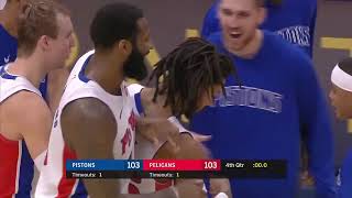 Derrick Rose CRAZY GAME WINNER vs Pelicans! Pistons vs Pelicans 2019 NBA Season
