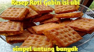 cara buat roti Gabin isi ubi simpel banget dan untung berlimpah.