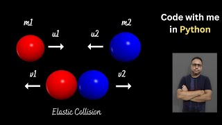 Elastic Collision : vpython 37